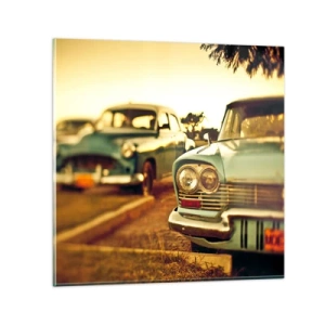 Cuadro sobre vidrio - Impresiones sobre Vidrio - A la espera del futuro - 70x70 cm