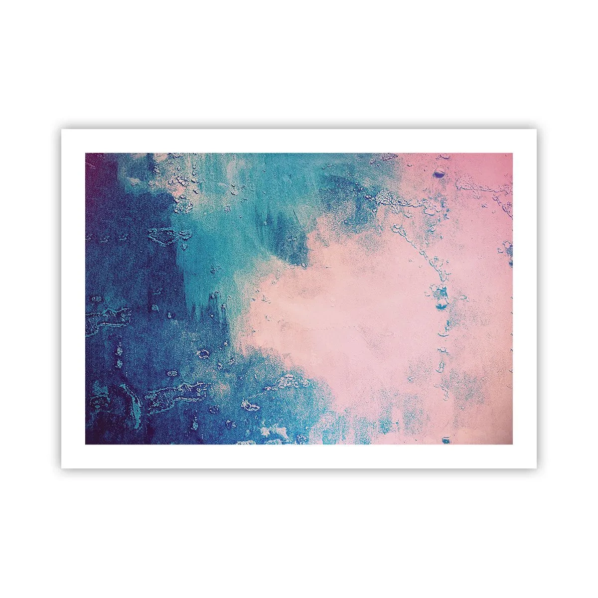 Póster - Abrazo azul - 70x50 cm