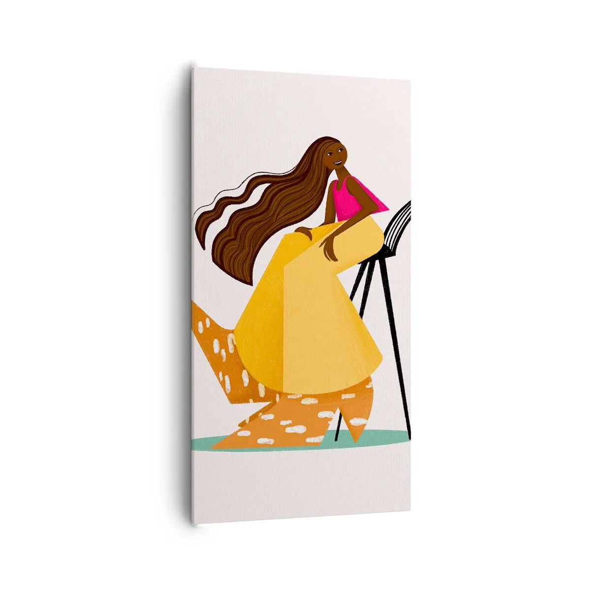 Cuadro sobre lienzo - Impresión de Imagen - La moda también es divertida - 65x120 cm