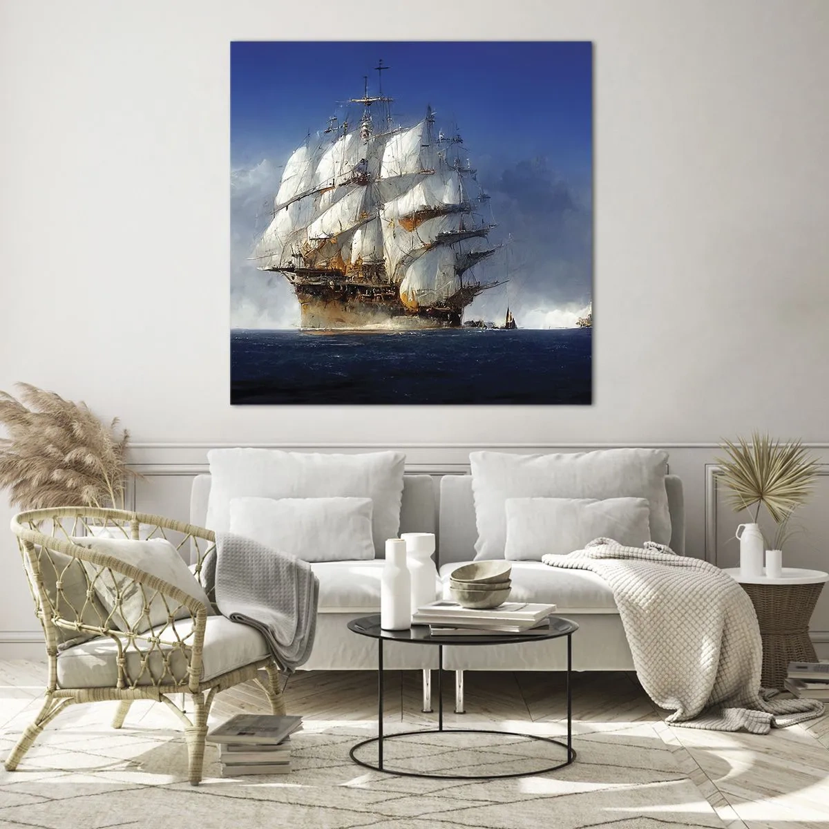 Cuadro sobre vidrio - Impresiones sobre Vidrio - La gran gloria - 60x60 cm