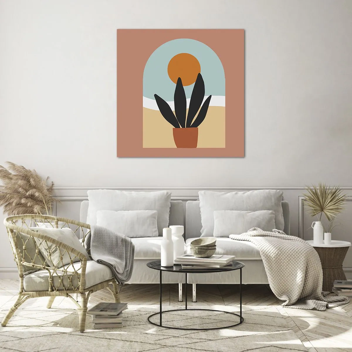 Cuadro sobre vidrio - Impresiones sobre Vidrio - Pequeñas alegrías - 60x60 cm