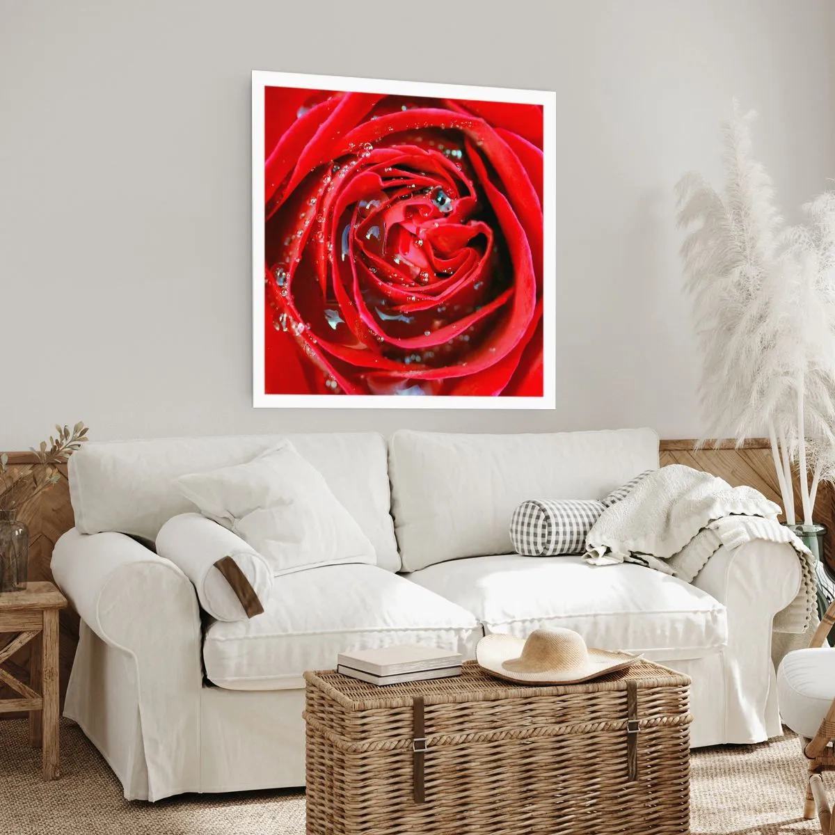 Póster - En gotas de rocío - 30x30 cm