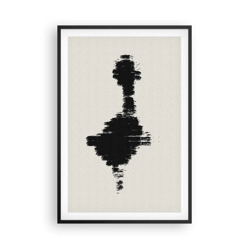Póster en marco negro - Vibraciones de la imaginación - 61x91 cm
