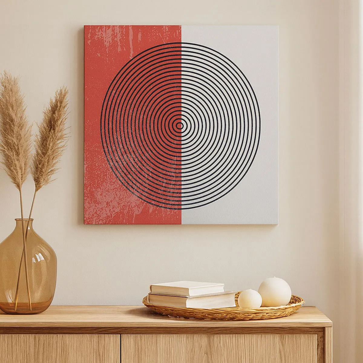 Cuadro sobre lienzo - Impresión de Imagen - En el corazón de la misma - 30x30 cm