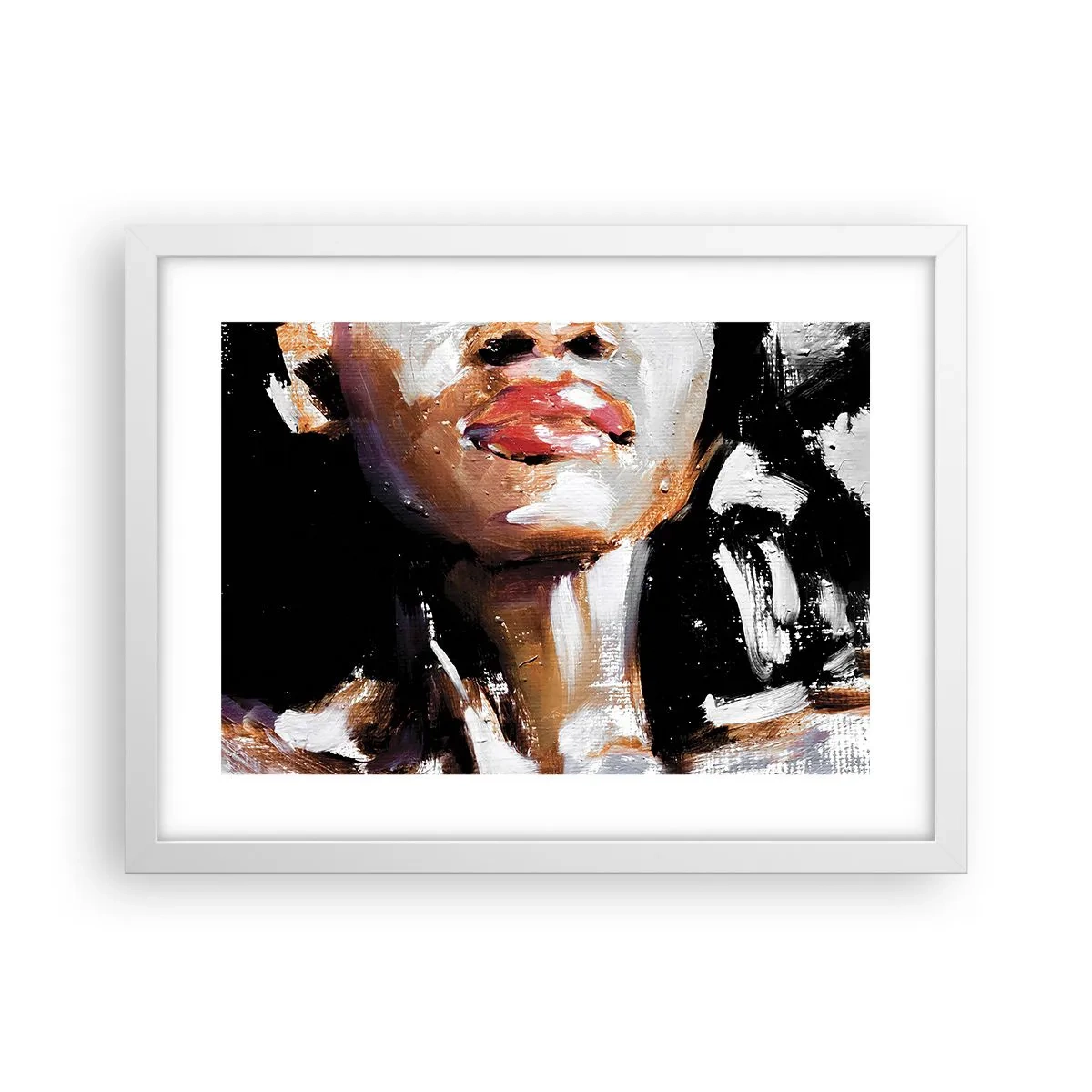 Póster en marco blanco - Orgullo sin prejuicios - 40x30 cm