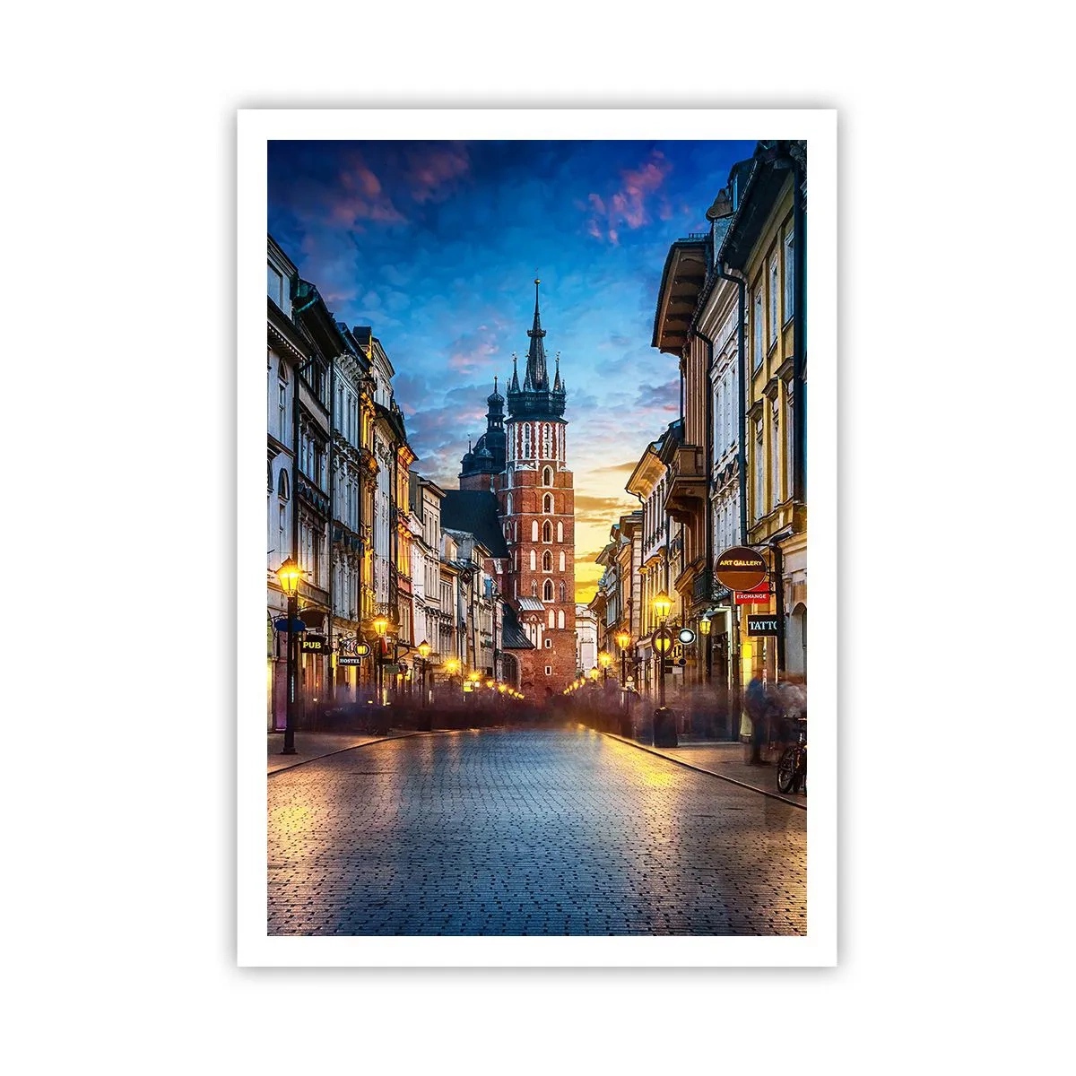 Póster - El encanto de Cracovia - 70x100 cm