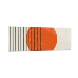 Cuadro sobre vidrio - Impresiones sobre Vidrio - Siempre el sol - 90x30 cm