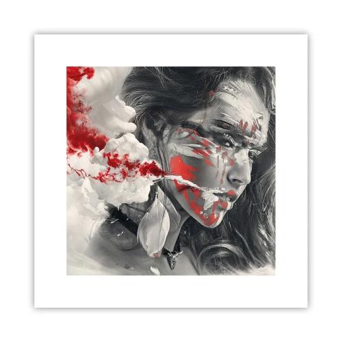 Póster - En los humos del absurdo - 30x30 cm