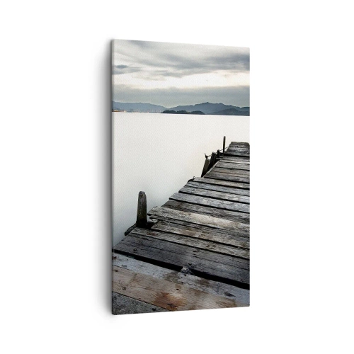 Cuadro sobre lienzo - Impresión de Imagen - Sumérjase en la paz - 45x80 cm