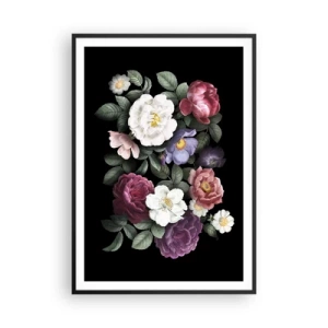 Póster en marco negro - De un jardín inglés - 70x100 cm