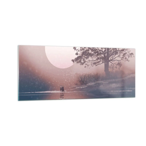 Cuadro sobre vidrio - Impresiones sobre Vidrio - Rarezas nocturnas - 100x40 cm