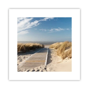 Póster - Más allá de la duna, en el susurro de la naturaleza - 30x30 cm