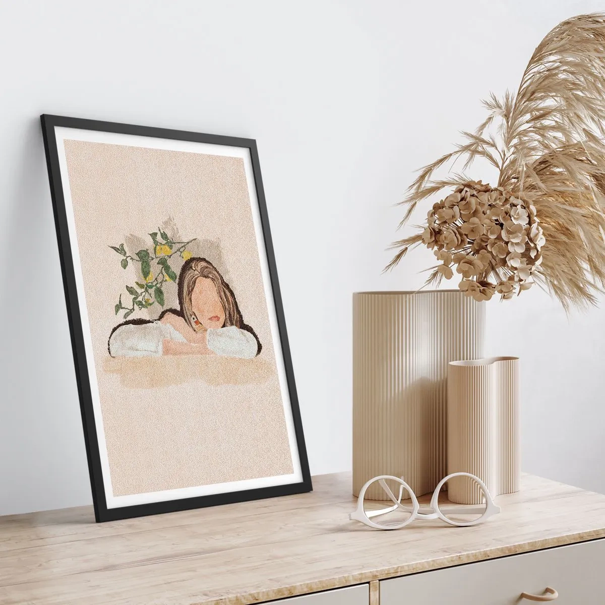 Póster en marco negro - La belleza del sur - 70x100 cm