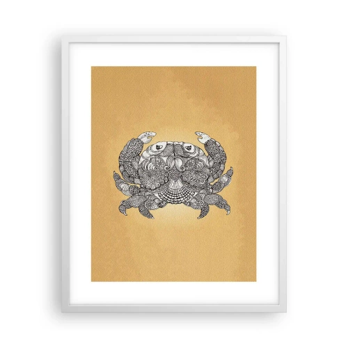 Póster en marco blanco - Cuentos del Sr. Cangrejo - 40x50 cm