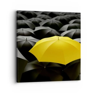 Cuadro sobre lienzo - Impresión de Imagen - Adiós a la tristeza - 40x40 cm