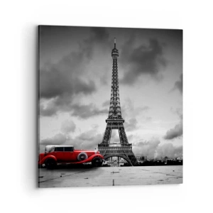 Cuadro sobre lienzo - Impresión de Imagen - No hace mucho tiempo, en París - 70x70 cm