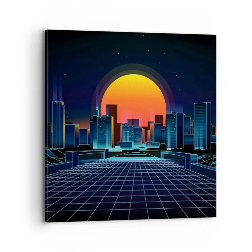 Cuadro sobre lienzo - Impresión de Imagen - ¿Todavía deseas volver a la realidad? - 70x70 cm