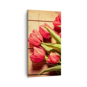 Cuadro sobre lienzo - Impresión de Imagen - Una confesión primaveral - 55x100 cm