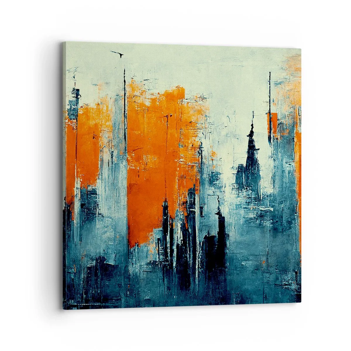 Cuadro sobre lienzo - Impresión de Imagen - Paisaje moderno - 70x70 cm