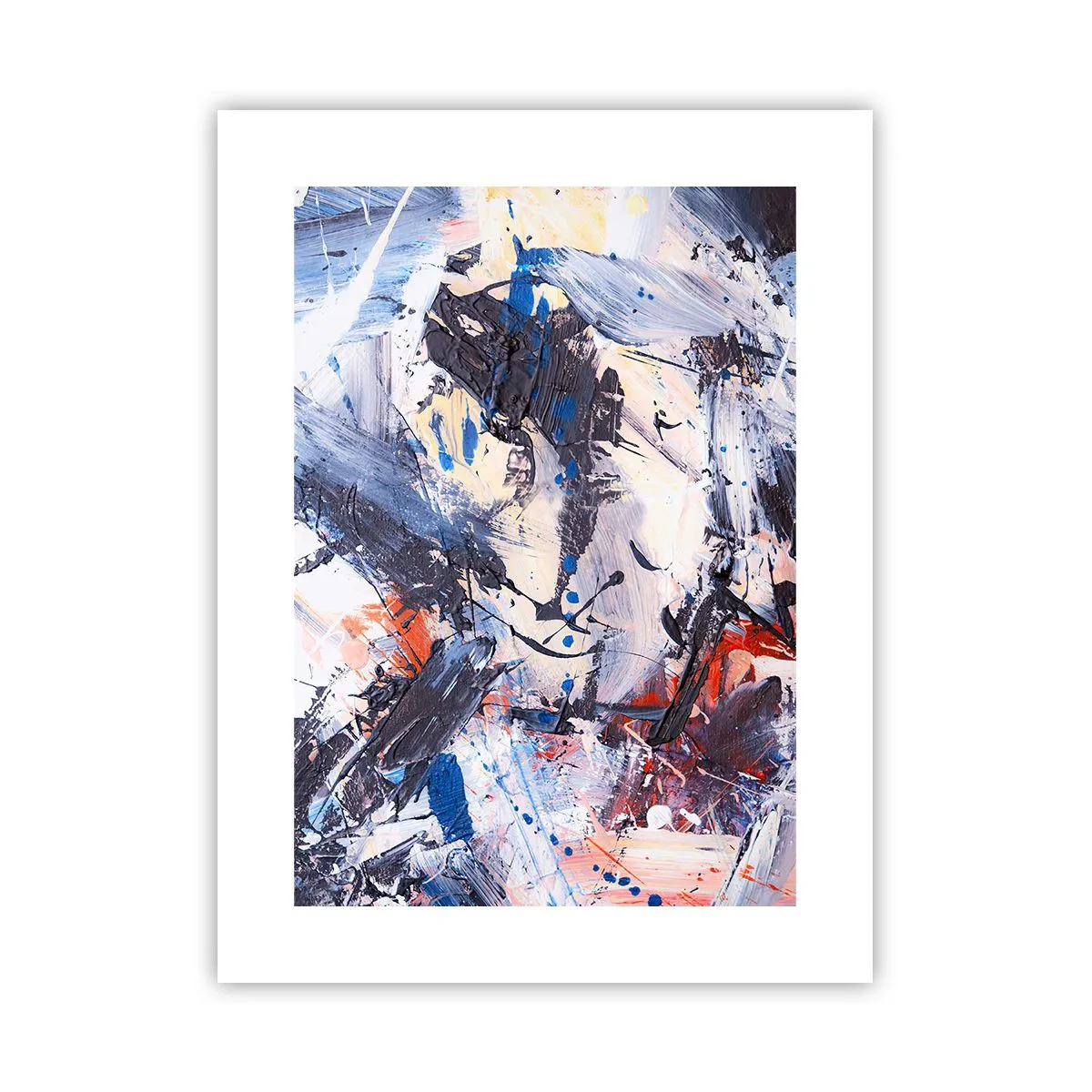 Póster - Danza loca de la abstracción - 30x40 cm