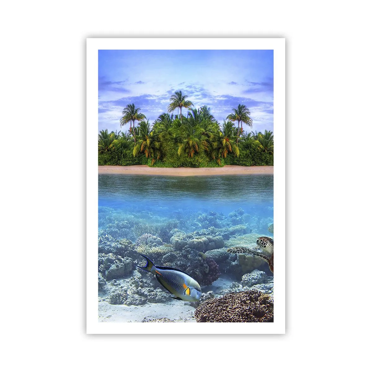 Póster - Una isla paradisíaca te invita - 61x91 cm