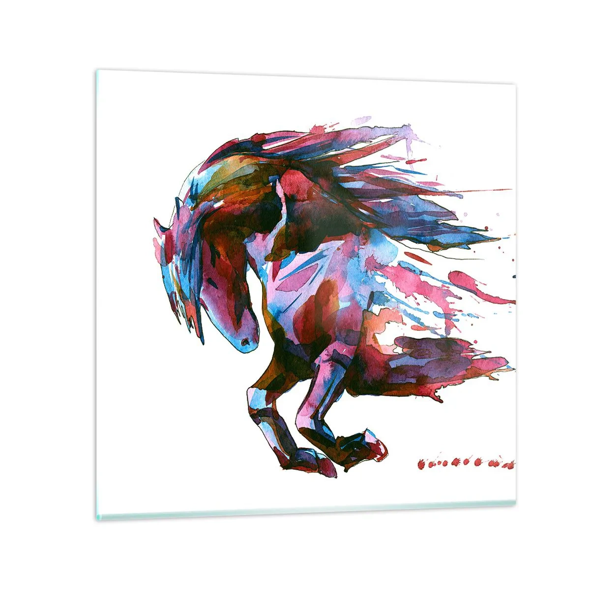 Cuadro sobre vidrio - Impresiones sobre Vidrio - En éxtasis - 50x50 cm