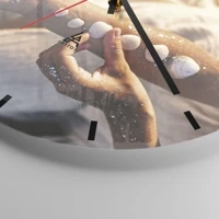 Esfera sin numeración, con rayas