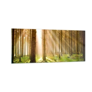 Cuadro sobre vidrio - Impresiones sobre Vidrio - Los elfos se aproximan - 100x40 cm