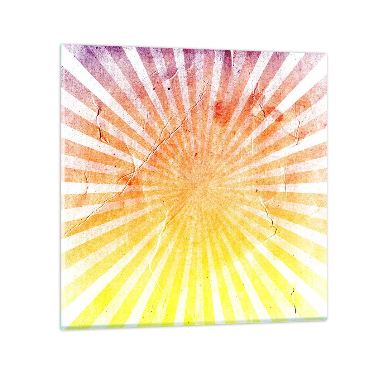 Cuadro sobre vidrio - Impresiones sobre Vidrio - Renacer del sol - 30x30 cm