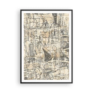 Póster en marco negro - A la espera de ser descifrado - 70x100 cm