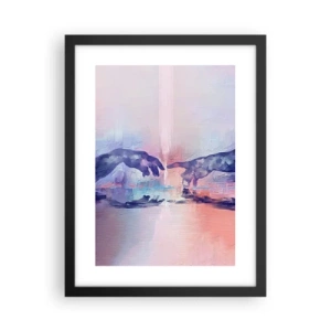 Póster en marco negro - Chispa divina de vida - 30x40 cm