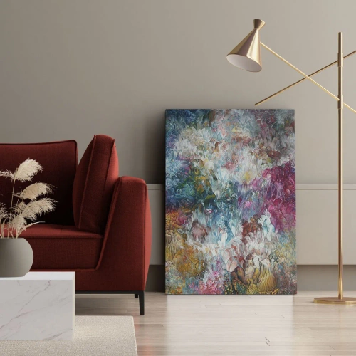 Cuadro sobre lienzo - Impresión de Imagen - En plena floración - 45x80 cm