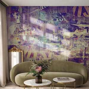 Fotomural Premium Sand - Y eso es todo lo que quedará - Pintada, Mural, Gráficos - 200x140 cm