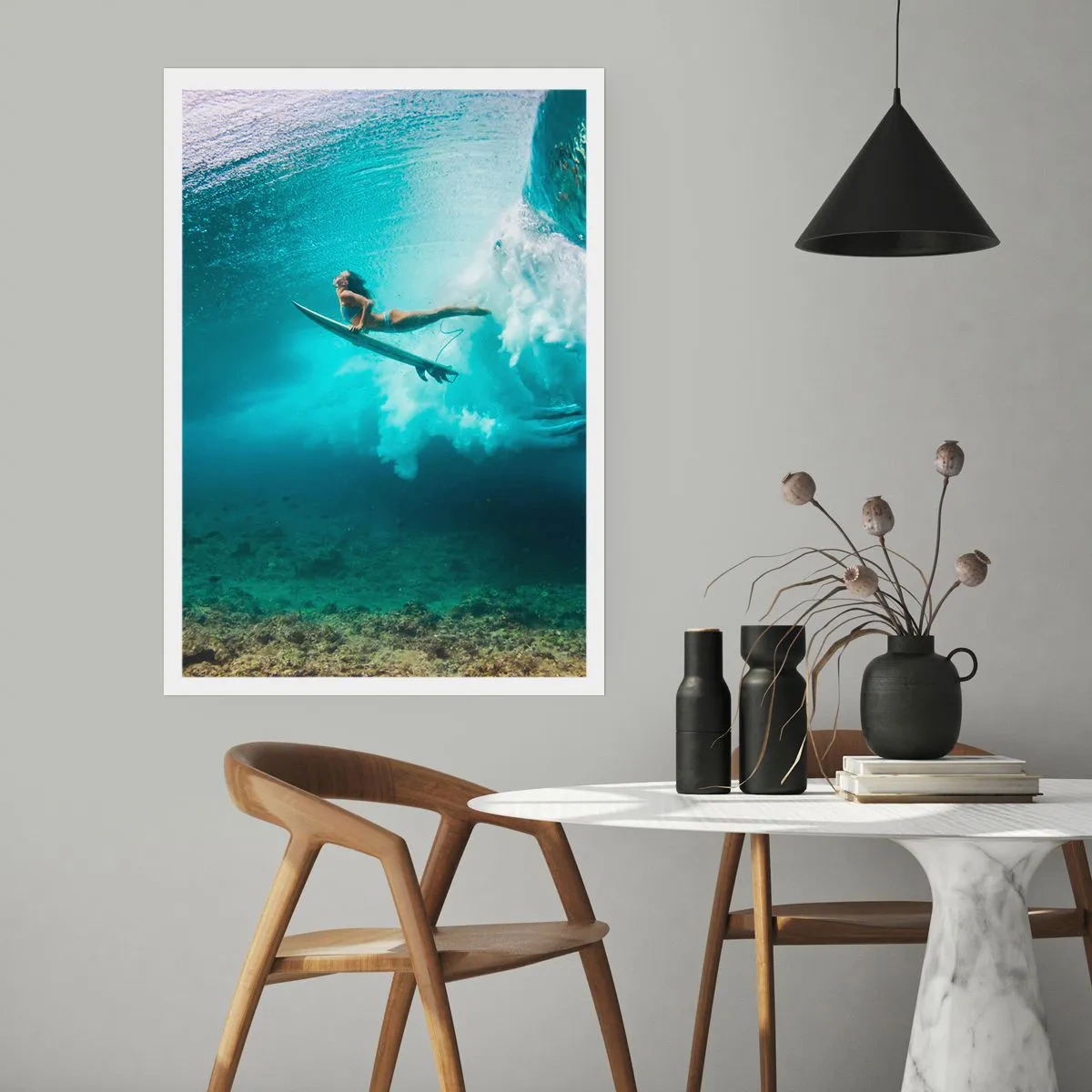 Póster - Mundo submarino - 30x40 cm