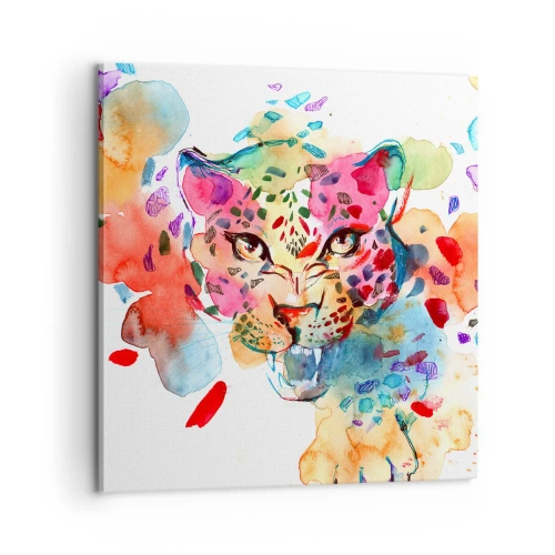 Cuadro sobre lienzo - Impresión de Imagen - La bella y la bestia - 60x60 cm