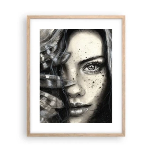 Póster en marco roble claro - Belleza salvaje - 40x50 cm