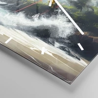 Esfera sin numeración, con rayas