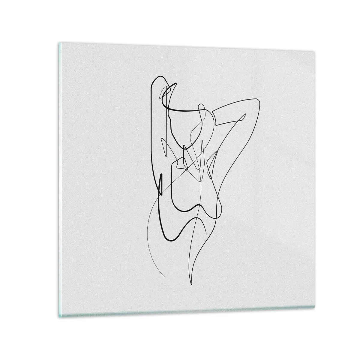 Cuadro sobre vidrio - Impresiones sobre Vidrio - Realmente, tal y como eres - 50x50 cm