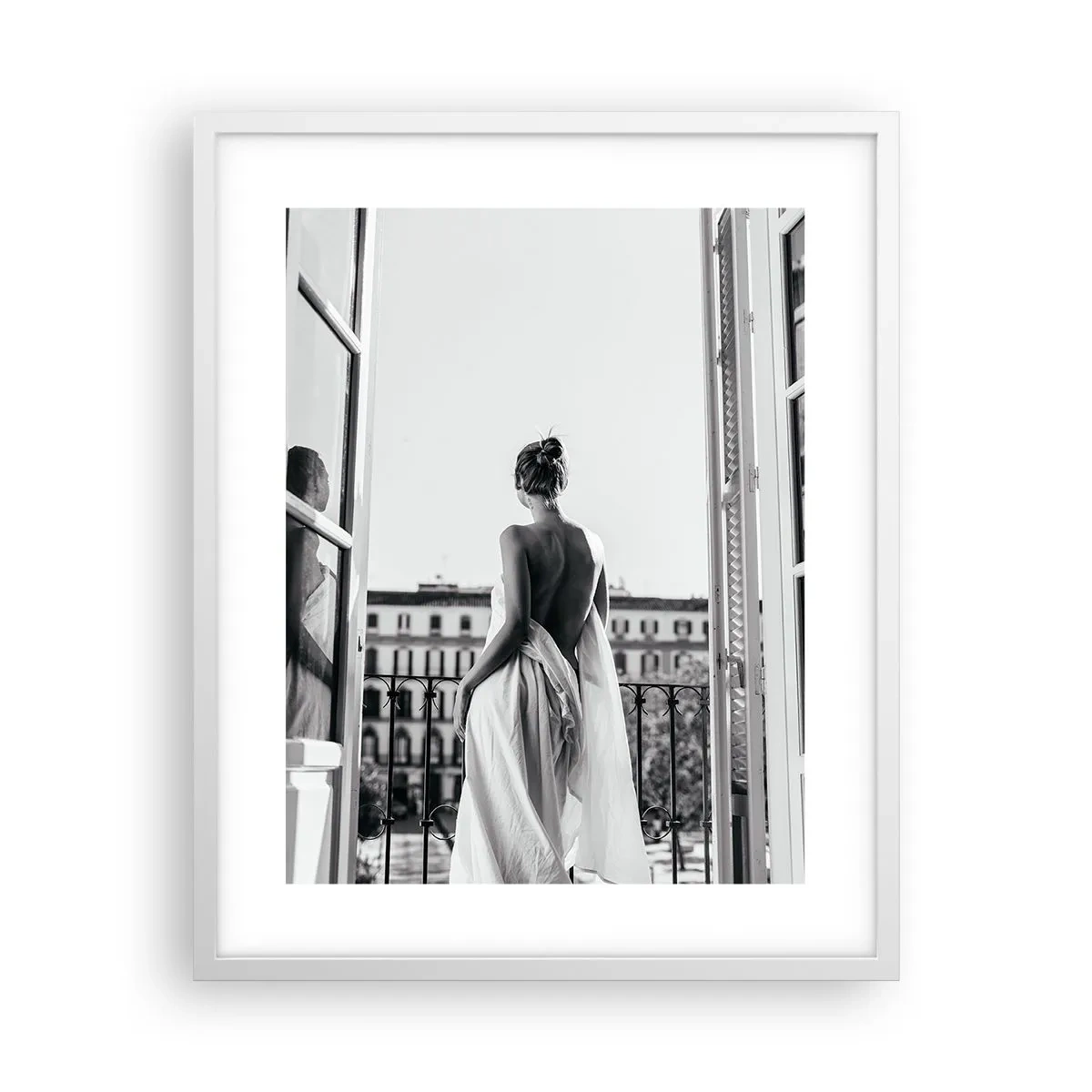 Póster en marco blanco - Despertar de los sentidos - 40x50 cm