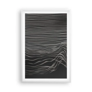 Póster en marco blanco - Ritmo y acento - 61x91 cm