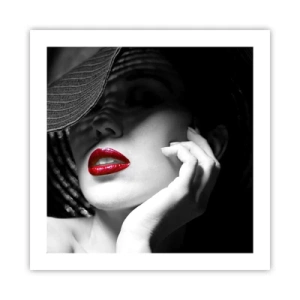 Póster - Estudio en escarlata - 50x50 cm