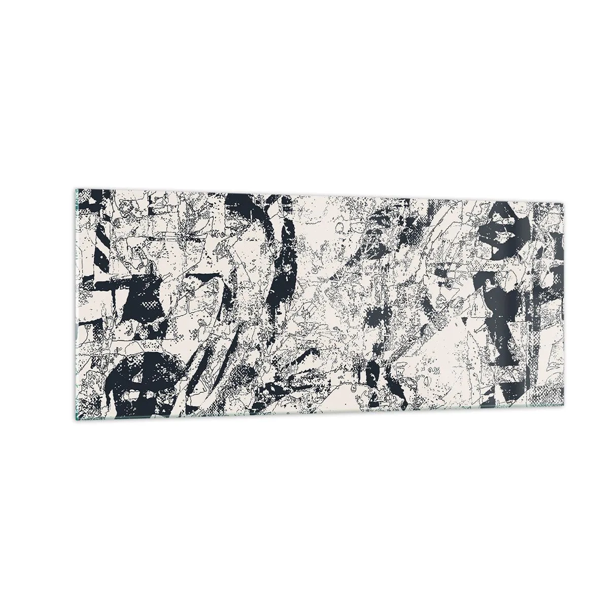 Cuadro sobre vidrio - Impresiones sobre Vidrio - La interpenetración de los opuestos - 100x40 cm