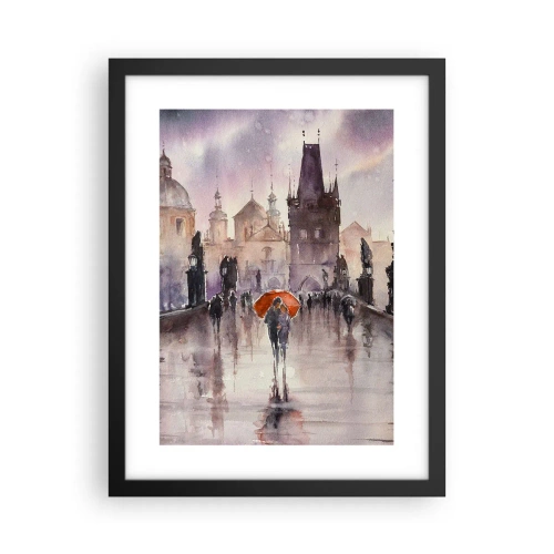 Póster en marco negro - La gente no cambia - 30x40 cm