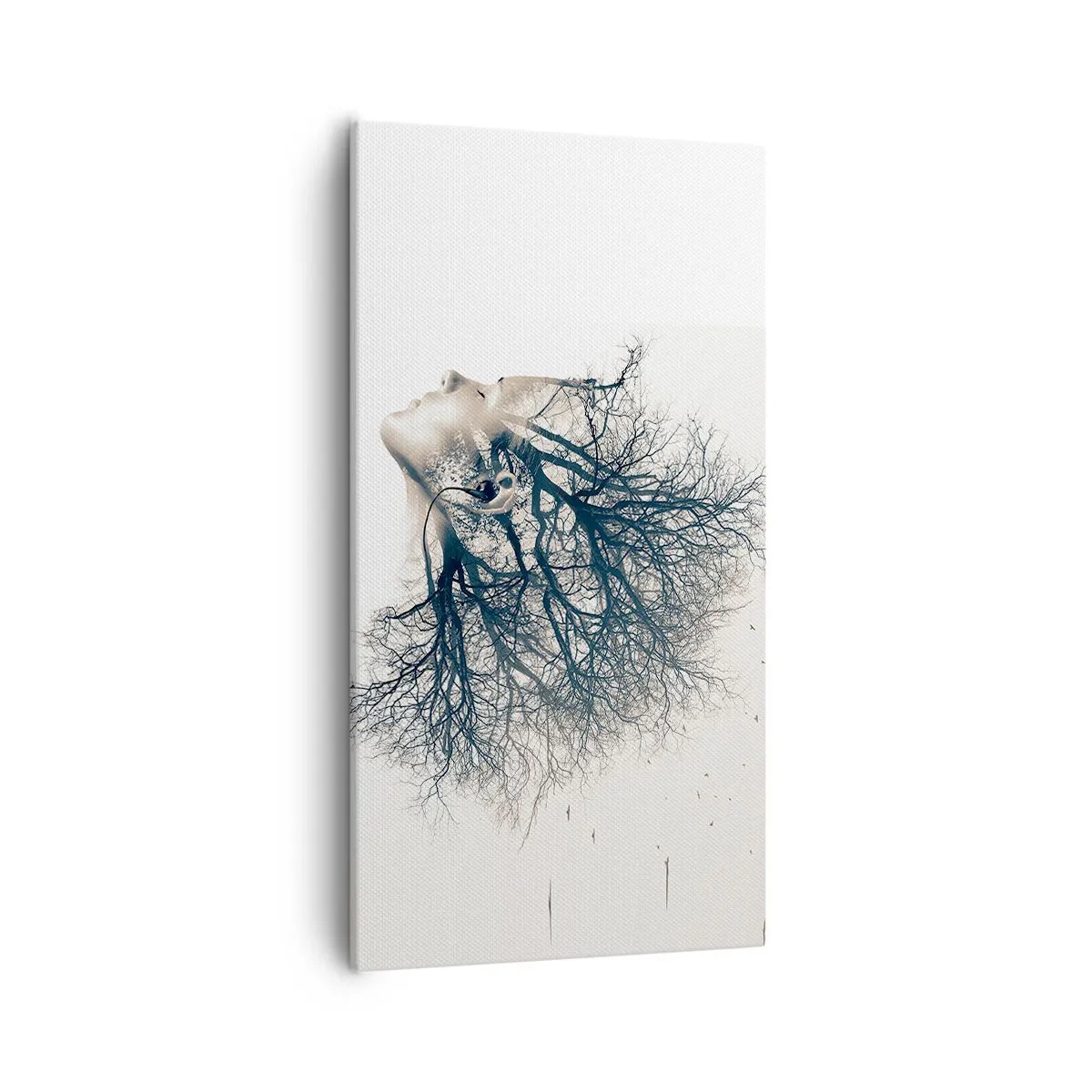 Cuadro sobre lienzo - Impresión de Imagen - Escuchando el susurro de un árbol - 55x100 cm