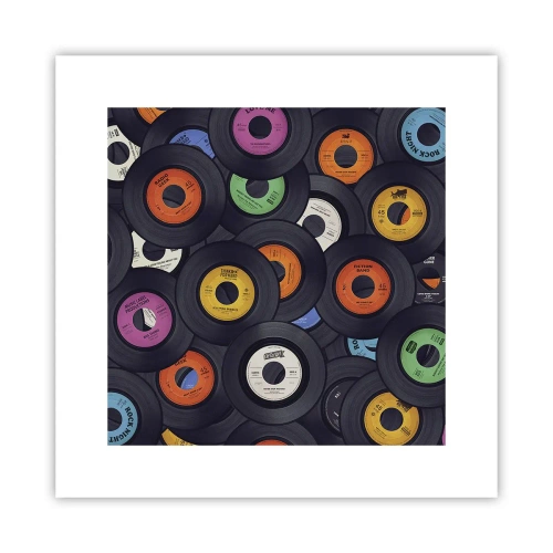 Póster - Colores de los clásicos - 30x30 cm