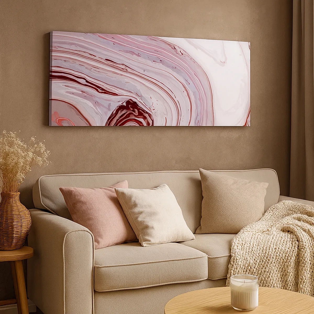 Cuadro sobre lienzo - Impresión de Imagen - Cambio de dirección - 30x30 cm