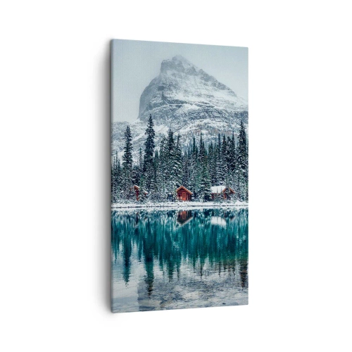 Cuadro sobre lienzo - Impresión de Imagen - Retiro canadiense - 45x80 cm