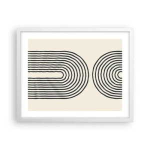 Póster en marco blanco - Próximamente... - 50x40 cm