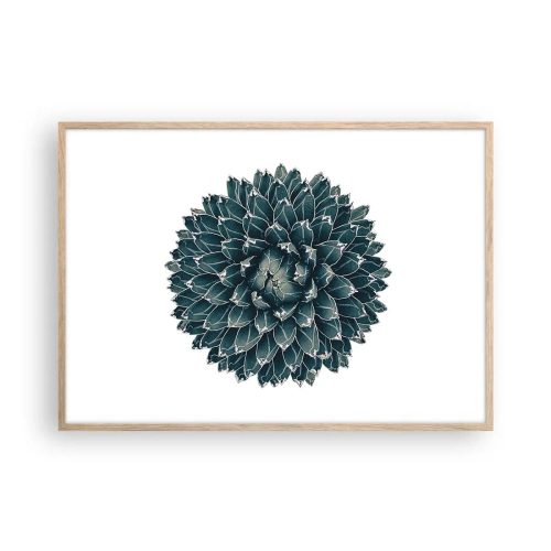 Póster en marco roble claro - Estrella del desierto - 100x70 cm