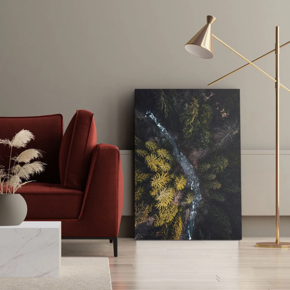 Cuadro sobre lienzo - Impresión de Imagen - Rápido, cada vez más rápido - 55x100 cm